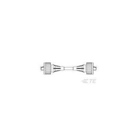 Te Connectivity CORDSET STRANDED INDUS 2 METER 1-1546453-1